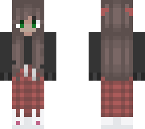 grey sweater + red pants