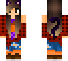 halloween cat skin with pumpkin shirt