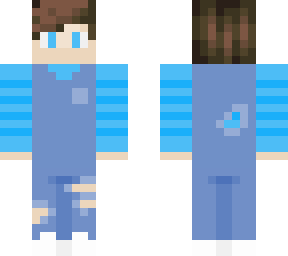 happy blue overalls