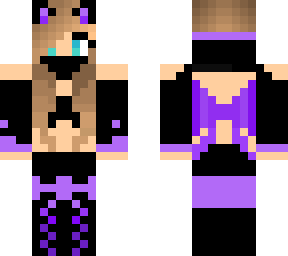 ninja style kitty hair girl (kittycat)