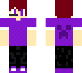 purple gamer boy