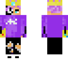 purple hoodie boy