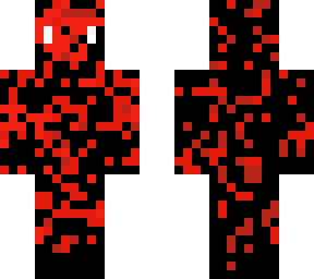 red and black monster