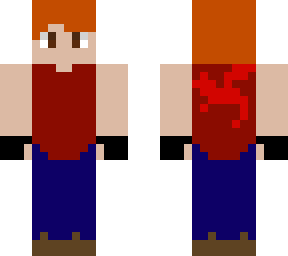 red haired dragon boy