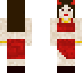 skin de diabla halloween