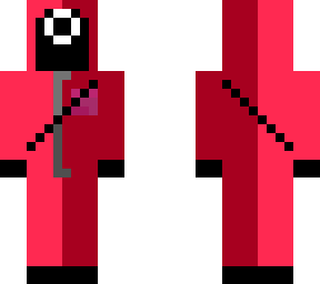 squid game circle mask guard