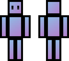 toony pixel person (sky pink version)