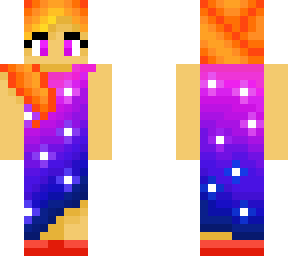 ava- fire hair & midnight gown