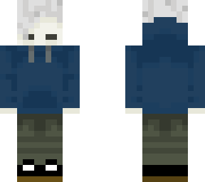 blue hoodie skin