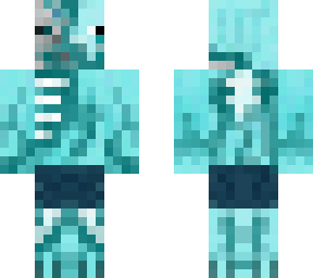 blue zombified piglin