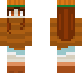 fall sweater/ pumpkin hat