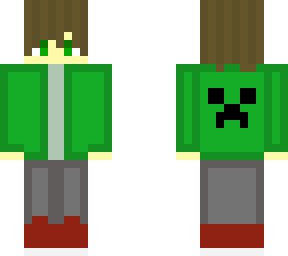 menino com casaco verde