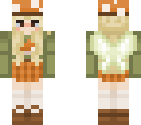 orange mushroom fairy