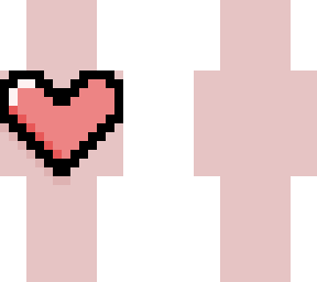 pink heart skin