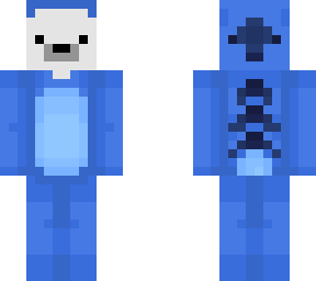 polar bear in stich costume