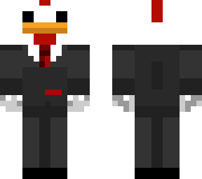 pollo con traje