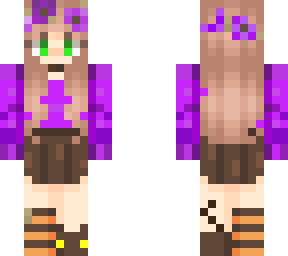 purple flowery witch