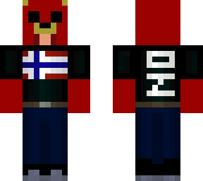 rubius con camiseta con la bandera de noruega.