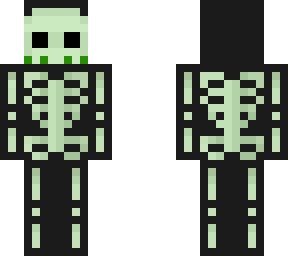 spooky scary skeleton lime slime