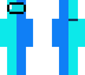 the cyan and blue amoug us player
