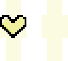 yellow heart skin