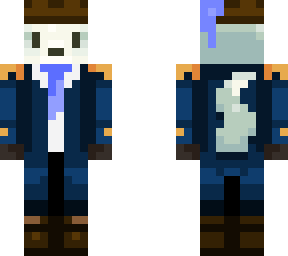 arctic fox with suit