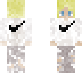 blonde nike kid