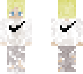 blonde nike kid