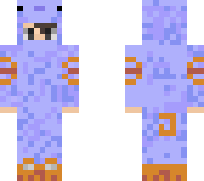 blue axololt costume