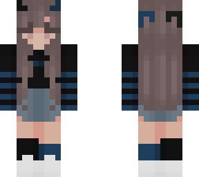 blue egirl stripes