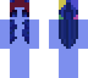 blue skin