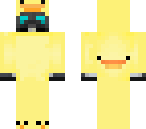 combine in a duck suit