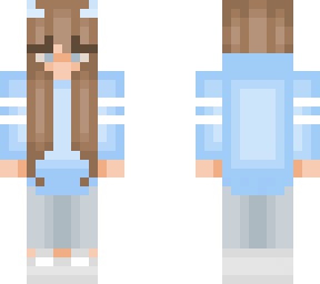 credit: stitchthecowboy | blue devil girl - hoodie (grey jeans, hood down)