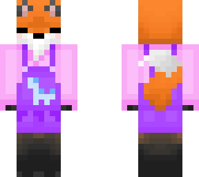 cute fox overalls