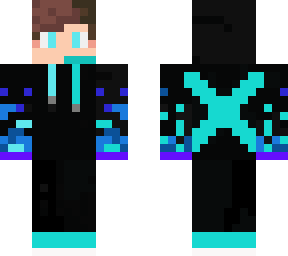 cyan gamer boy