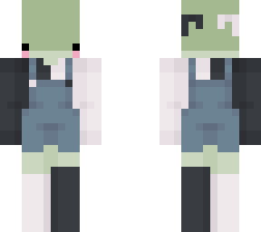 frog in black and white outfit~ <3