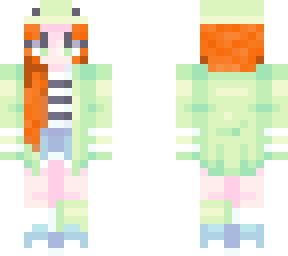 ginger froggie hat girl