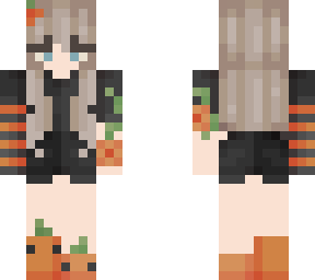 halloween pumpkin girl