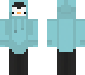 penguin in hoodie