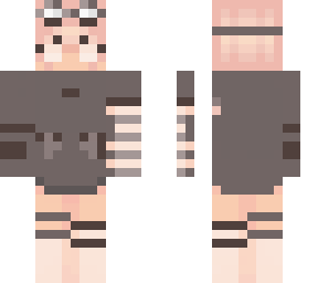 pink goggle kid
