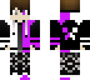 purple and white gamer