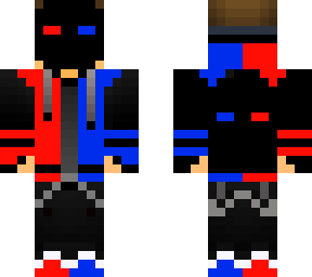 rag mask red and blue 2.0
