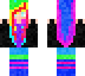 rainbow girl