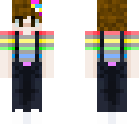 rainbow overalls