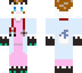 snowi's coat n scrubs