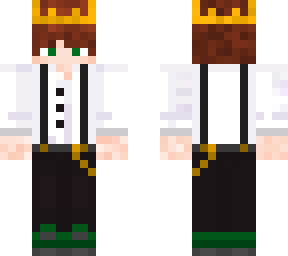 suspenders and crown (my face)