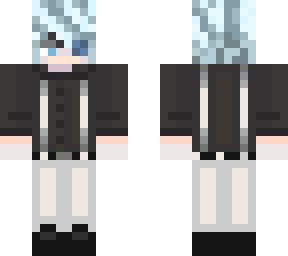 suspenders with rose eyepatch