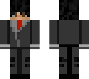 uhaced in a suit