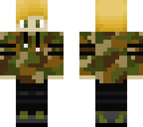 blonde camo boy
