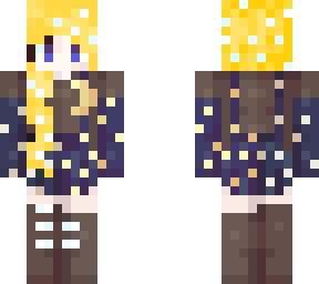 blonde moon girl
